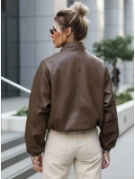 Kurtka damska skórzana brązowa model 22038476 - FashionStreet