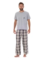 Pánske pyžamo L&L 2473 Ben cr/r M-3XL Pánske pyžamo L&L 2473 Ben cr/r M-3XL