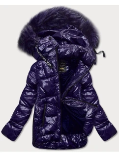 PIKOWANA KURTKA DAMSKA GRANATOWA model 21242218 - Libland