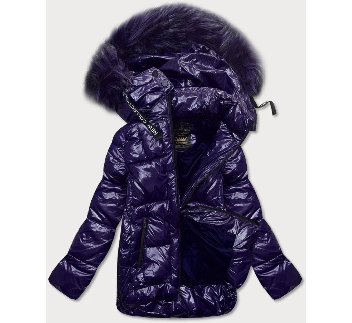 PIKOWANA KURTKA DAMSKA GRANATOWA model 21242218 - Libland