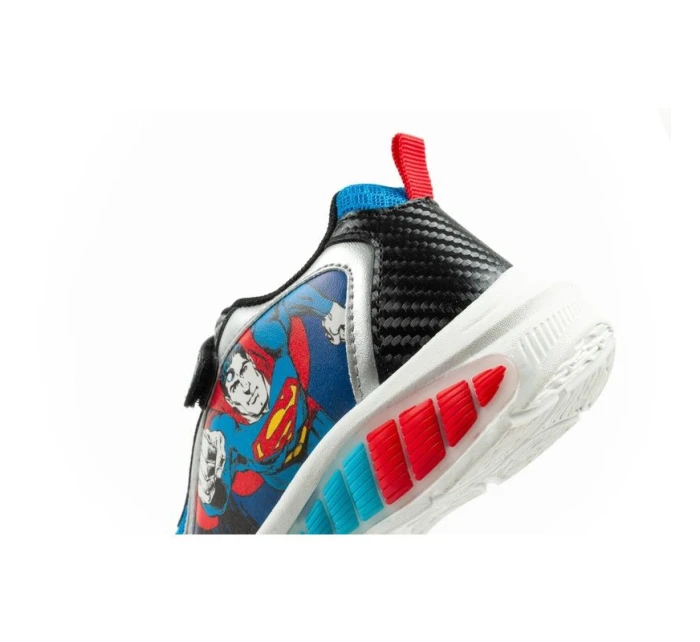 Leomil Detská športová obuv Tenisky pre chlapcov Superman LED