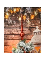 VRCHOL VIANOČNÉHO STROMČEKA 25 CM VYSOKÝ ČERVENÝ