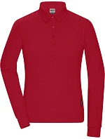 JN Dámské pracovní piqué polo s dlouhým rukávem 02. red model 22533423 - Daiber JN Dámské pracovní piqué polo s dlouhým rukávem 02. red model 22533423 - Daiber