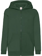 Fruit of the Loom Classic Kids Sweat Jacket Detská mikina s kapucňou 16.2045 fľaškovozelená Fruit of the Loom Classic Kids Sweat Jacket Detská mikina s kapucňou 16.2045 fľaškovozelená