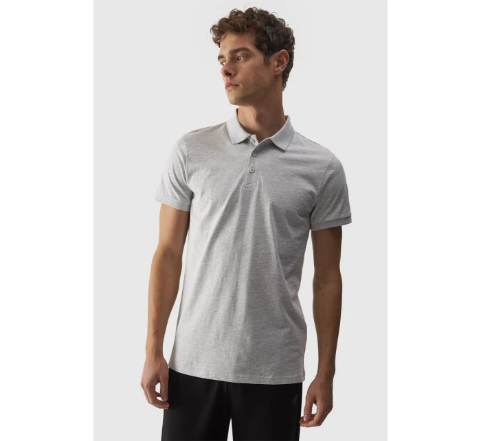 Pánské Polo Tričko Regular S  Šedé model 21675010 - 4F