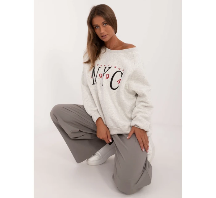 Bluza EM BL model 20499609 jasny szary - FPrice Bluza EM BL model 20499609 jasny szary - FPrice