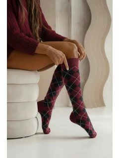 Dámske ponožky s diamantmi Vintage 0248.015