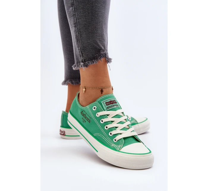 Damskie Trampki Big Star NN274240 Zielone