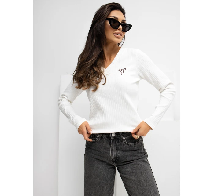 Bluzka RV BZ model 21777626 ecru - FPrice Bluzka RV BZ model 21777626 ecru - FPrice