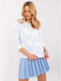 Blúzka RV BZ A285.24 bielo-modrá