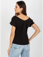 Dámská halenka TW BZ BL model 18027442 černá - FPrice Dámská halenka TW BZ BL model 18027442 černá - FPrice