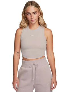 Dámské tričko Sportswear Chill Knit beige model 22158302 019 - NIKE