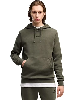 Pánska mikina Puma ESS Small No.1 Logo Hoodie khaki 692914 86