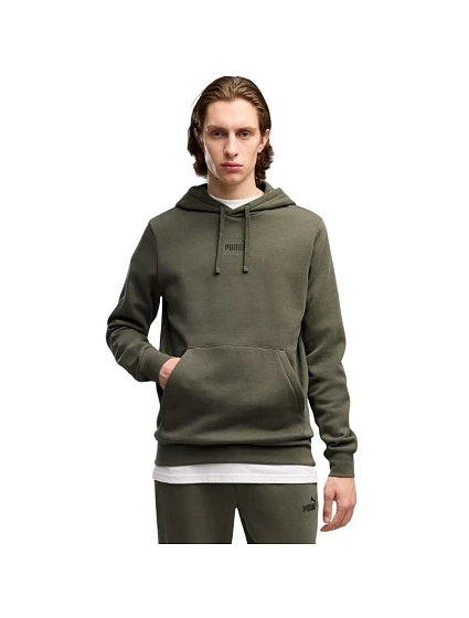 Pánska mikina Puma ESS Small No.1 Logo Hoodie khaki 692914 86 Pánska mikina Puma ESS Small No.1 Logo Hoodie khaki 692914 86
