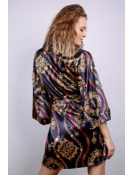 Dkaren DK-P-014 farba: tmavomodrá-vzor Dkaren DK-P-014 farba: tmavomodrá-vzor