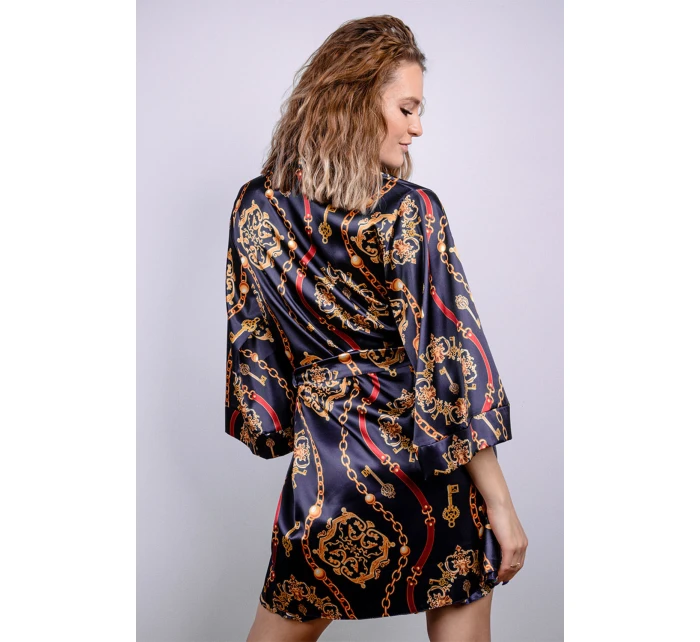 Dkaren DK-P-014 farba: tmavomodrá-vzor Dkaren DK-P-014 farba: tmavomodrá-vzor