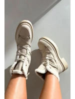 Dámské sněhule s kožíškem Béžové model 21715014 - Boto Dámské sněhule s kožíškem Béžové model 21715014 - Boto