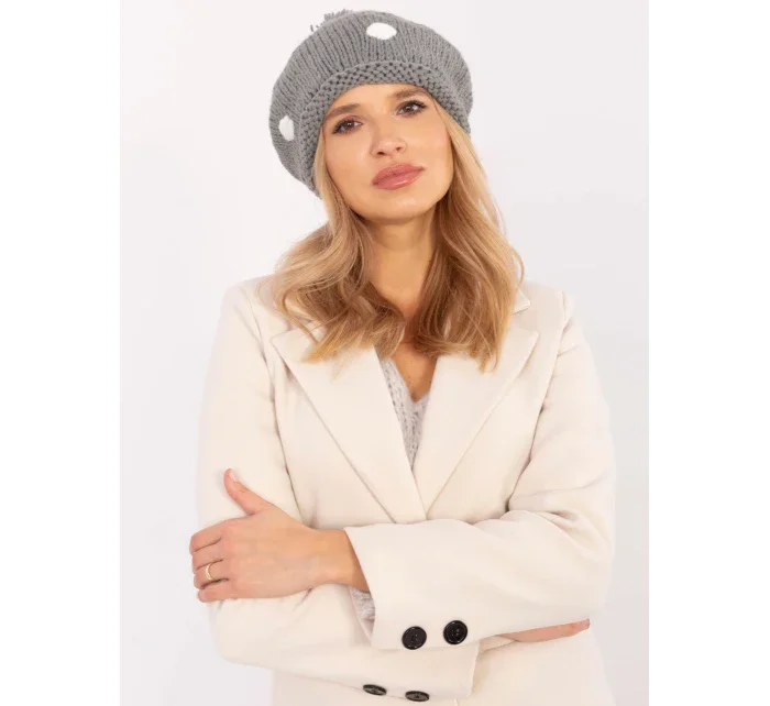 Czapka AT CZ model 20752313 szary - FPrice