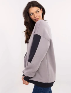 Mikina EM BL 983.10X svetlo šedá