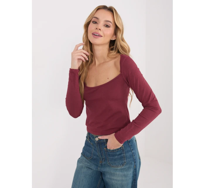 Bluzka WT BZ model 21875476 bordowy - FPrice