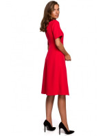 S240 Zavinovacie šaty - červené