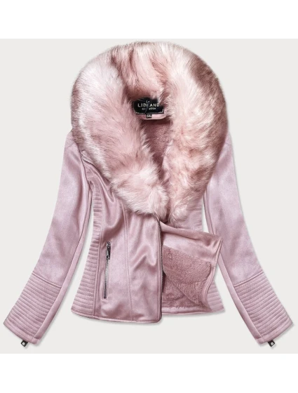 DAMSKA Z FUTERKIEM RÓŻ model 21241815 - Libland DAMSKA Z FUTERKIEM RÓŻ model 21241815 - Libland