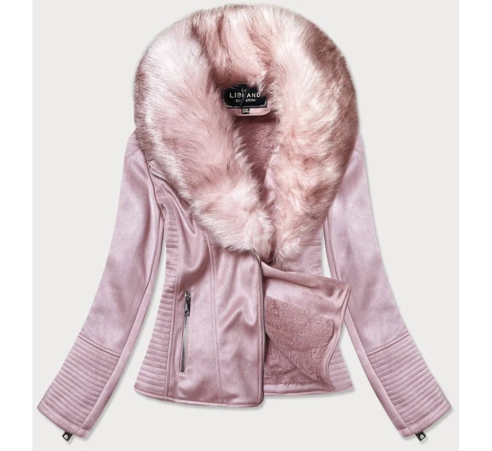 DAMSKA Z FUTERKIEM RÓŻ model 21241815 - Libland DAMSKA Z FUTERKIEM RÓŻ model 21241815 - Libland