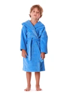 Detský župan Tampa s kapucňou 9149 sky blue - Vestis