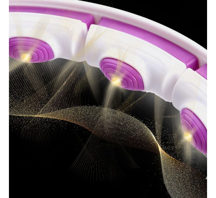 HHM17 HULA HOP BIELA/FIALOVÁ S MAGNETMI A ZÁVAŽÍM + POČÍTADLO HMS HHM17 HULA HOP BIELA/FIALOVÁ S MAGNETMI A ZÁVAŽÍM + POČÍTADLO HMS