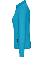 JN Dámské pracovní piqué polo s dlouhým rukávem 02. turquoise model 22533441 - Daiber