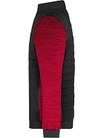 JN Pánská hybridní bunda 02. black/red melange model 22415328 - Daiber JN Pánská hybridní bunda 02. black/red melange model 22415328 - Daiber