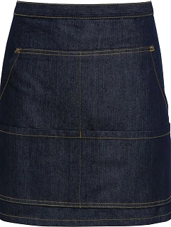 PR 125 Denim zástěra do pasu krátká model 22536467 indigo denim - Premier