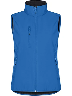 Clique Classic Softshell Vest W Dámska 3-vrstvová softshellová vesta 67.0916 kráľovská modrá