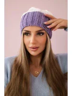 Paris fleecová čepice K212 model 18750055 - K-Fashion Paris fleecová čepice K212 model 18750055 - K-Fashion