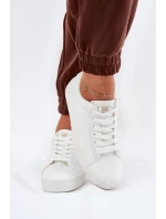 Nízké Dámské Tenisky Z Eko Kůže Big Star model 21686486 Bílé - Big Star Shoes Nízké Dámské Tenisky Z Eko Kůže Big Star model 21686486 Bílé - Big Star Shoes