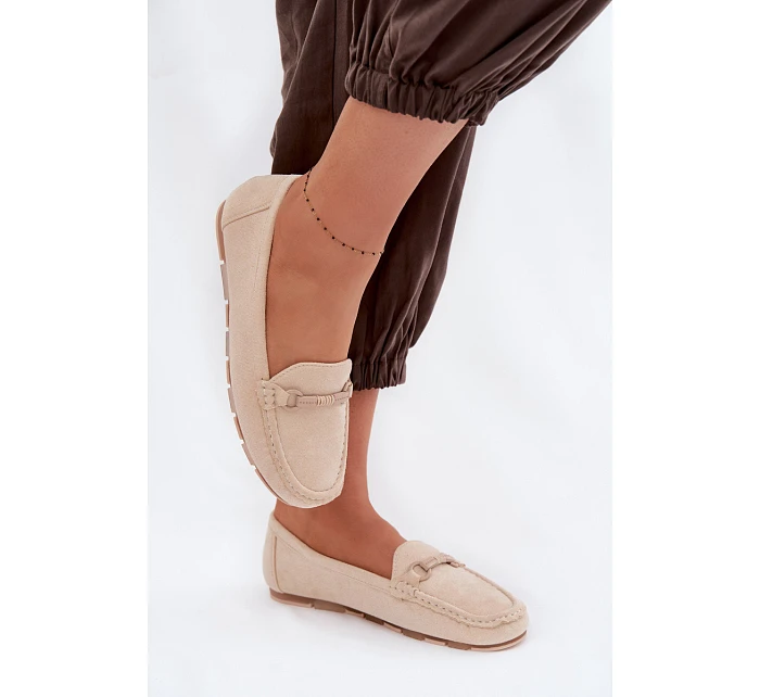 Dámské mokasíny ploché béžové Olisa Dámské mokasíny ploché béžové Olisa