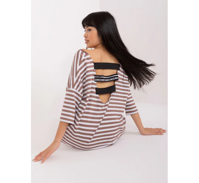 Tunika EM TU 890.13 bielo-hnedá