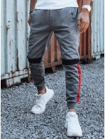 Pánské tepláky se stahovací šňůrkou antracitové model 21980086 - FashionStreet