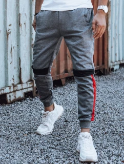 Pánské tepláky se stahovací šňůrkou antracitové model 21980086 - Dstreet