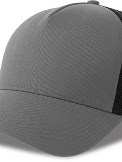 Rapper CottonS 5 panelová Trucker kšiltovka model 22450339 grey/black - Atlantis Headwear