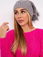 Sandra K210 fleecová čiapka svetlo šedá