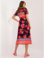 Šaty DHJ SK 11331 5.19 čierna a červená Šaty DHJ SK 11331 5.19 čierna a červená