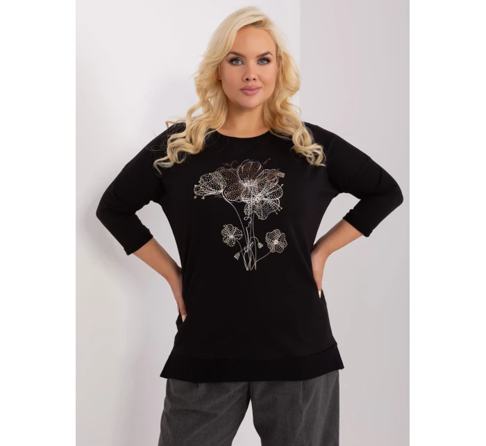 Bluzka RV BZ model 18965655 czarny - FPrice Bluzka RV BZ model 18965655 czarny - FPrice