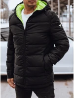 Pánská prošívaná zimní bunda s kapucí černá Dstreet model 21980687 - FashionStreet Pánská prošívaná zimní bunda s kapucí černá Dstreet model 21980687 - FashionStreet