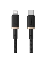 Kábel Baseus Dura typ C 20W 1m (čierny/zlatý)