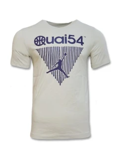 Air Jordan Quai 54 Tričko s krátkym rukávom Light Bone/Neutral Indigo - DV6290-072