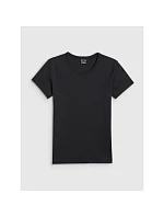 Dámské hladké tričko slim model 22193680 dámské - 4F