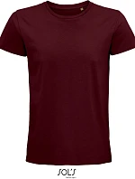 SOL'S Pioneer Men Pánske tričko z bio bavlny 25.3565 burgundy