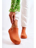 Módní gumové dřeváky oranžový model 21586307 - Boto Módní gumové dřeváky oranžový model 21586307 - Boto