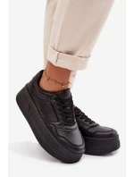 Dámské tenisky na masivní platformě Černé Feressa Dámské tenisky na masivní platformě Černé Feressa